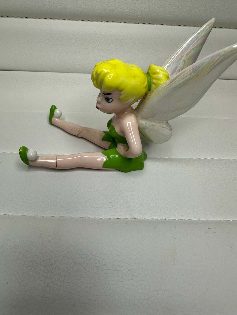 Vintage Disney Tinker Bell Sitting Ceramic Figurine - Picture 3 of 7